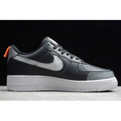 Nike Air Force 1 '07 Lv8 Low Under Construction Gri / Siyah Kaykay Ayakkabı Türkiye - BFPR3LUF